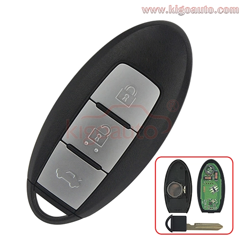 S180144017 Smart key 3 button 433.9mhz 47 chip for Nissan Teana 2013 2014 2015