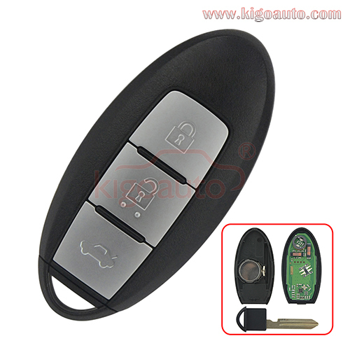 S180144017 Smart key 3 button 433.9mhz 47 chip for Nissan Teana 2013 2014 2015