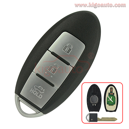 TWB1G694 Smart key 3 button 433.9mhz 46 chip-PCF7952 for Nissan Bluebird 2016