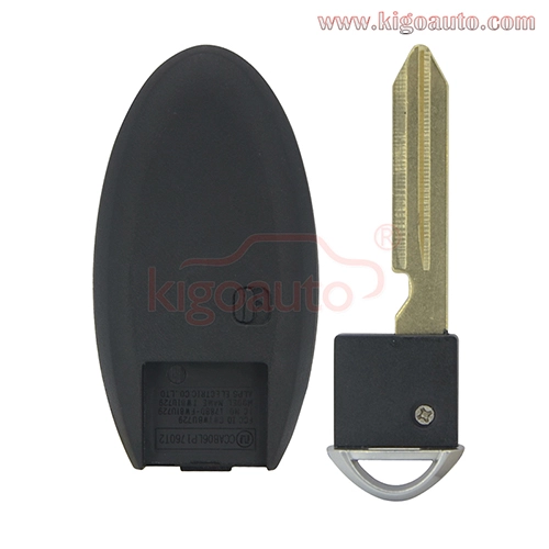 FCC CWTWBU729 Smart key 3 button 315Mhz with ID46 chip for Nissan Versa Armada 2009 2010 2011 2012 PN 285E3-EM30D 285E3-EM31D