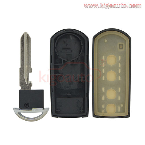 Smart key shell 4 button for Mazda CX7 CX9