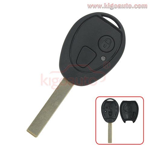 Pack of 1pc Remote key shell 2 button HU92 for Rover 75 Discovery 2