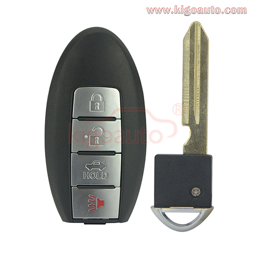 FCC CWTWBU735 4 button 315Mhz smart key with ID46 chip for Nissan Maxima Sentra w/ Prox 2007 2008 2009 PN 285E3-EW82D