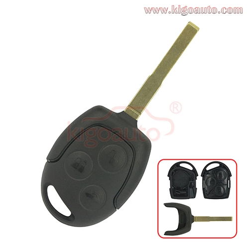 Remote key shell HU101 for Ford Mondeo Fiesta Focus C-max 3 button