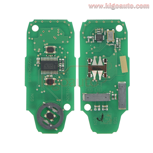 P/N 5WK50170 Smart key 3 button 434Mhz 4D63/ID49 chip for Ford Kuga C-Max Focus Galaxy 2010+ FCC KR55WK48801