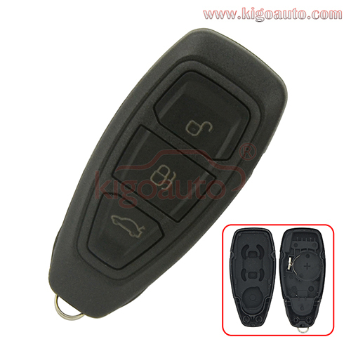 Smart key case 3 button for Ford C-Max Fiesta Focus FCC KR55WK48801
