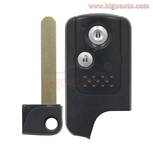 Smart key case shell 2 button for Honda Fit CRV 2009 2010 2011