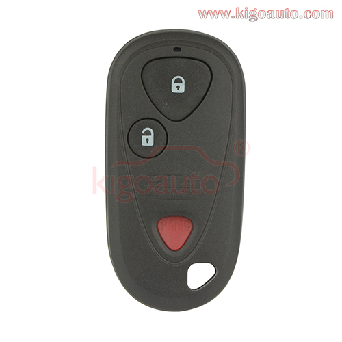 FCC ID E4EG8D444HA Remote fob case 2 button with panic for Acura MDX