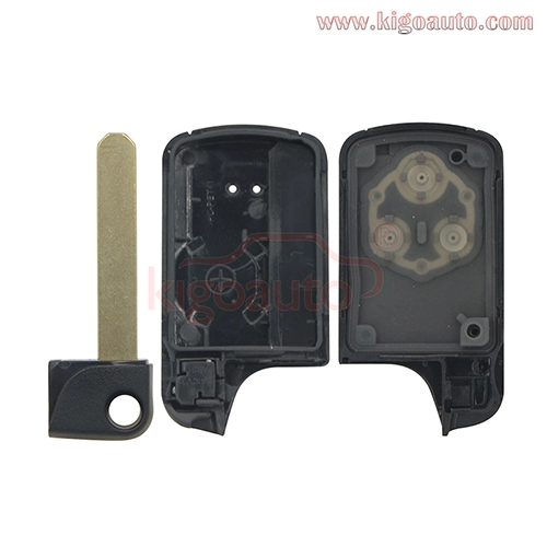 Smart key case shell 3 button for Honda CRV Fit 2009 2010 2011