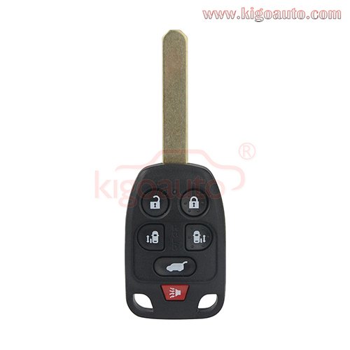 PN 35118-TK8-A20 remote key 313.8Mhz 6 button for Honda Odyssey 2011 2012 2013 FCC N5F-A04TAA
