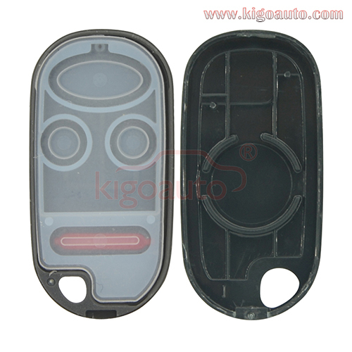 Remote key fob case 2 button with panic for Honda Civic 1996 - 2000