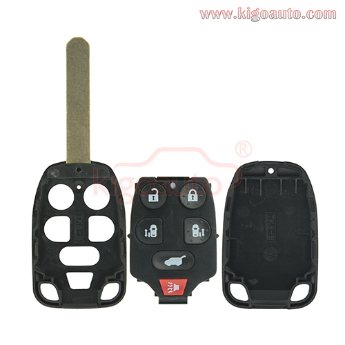 PN 35118-TK8-A20 remote key 313.8Mhz 6 button for Honda Odyssey 2011 2012 2013 FCC N5F-A04TAA
