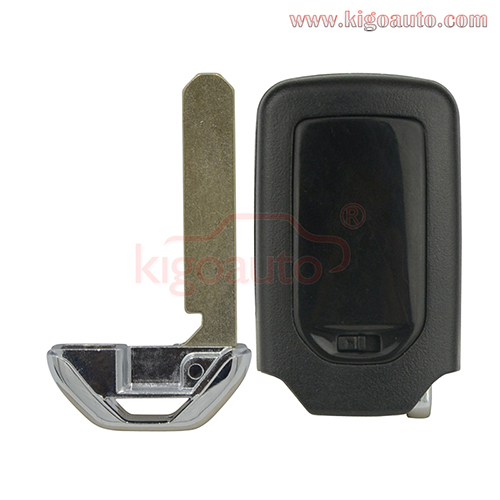 Smart key case 2 button for Honda CRV Crosstour Jade