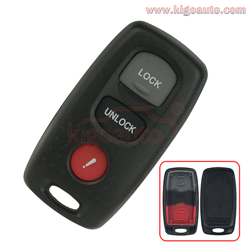 KPU41846 Remote fob case 3 button for Mazda 3 6