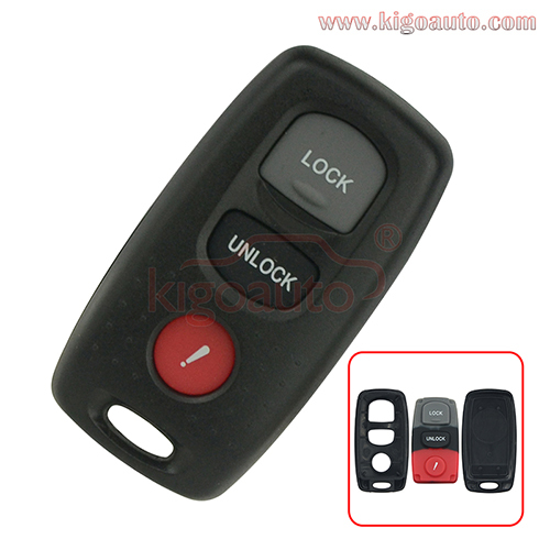 KPU41846 Remote fob case 3 button for Mazda 3 6