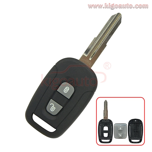 Pack of 2pcs Remote key 2 button 434Mhz for Chevrolet Captiva