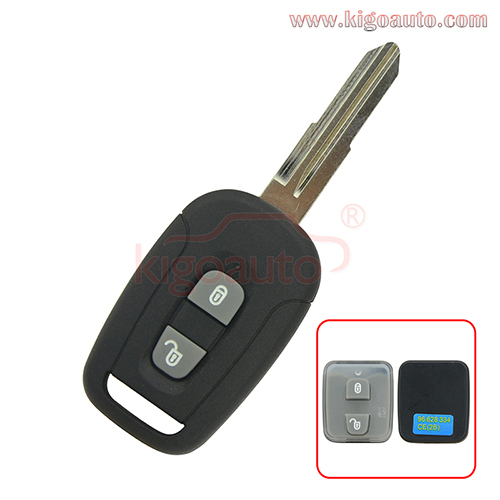 Pack of 2pcs Remote key 2 button 434Mhz for Chevrolet Captiva