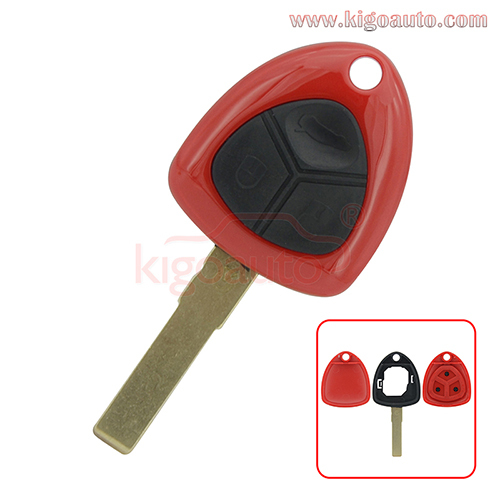 Remote key shell 3 button for Ferrari 458 599 FF