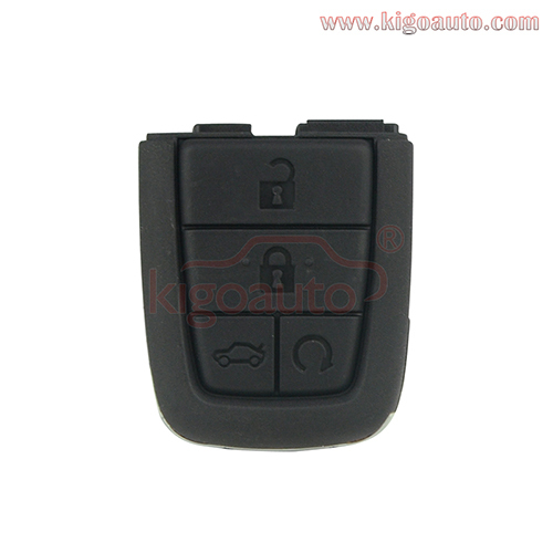 Remote key shell 4 button with panic for pontiac