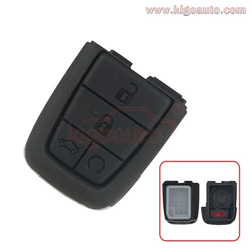 Remote key shell 4 button with panic for pontiac