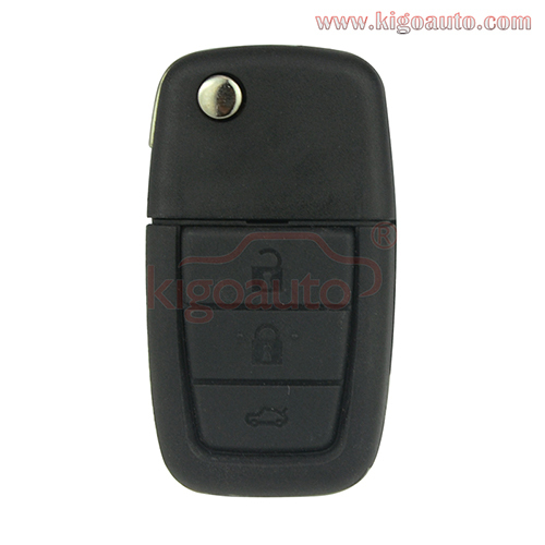 Flip key shell 3 button with panic  for Holden VE Commodore