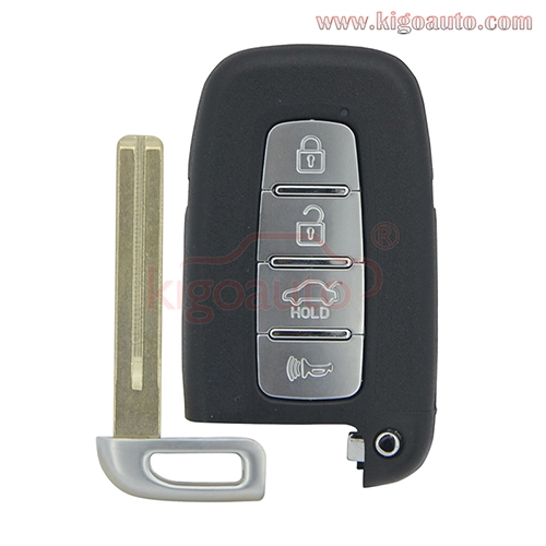 Smart key case 4 button for Kia Sportage Hyundai i30 ix35 Sonata Elantra Santa Fe 2008-2015 PN 95440-3W000