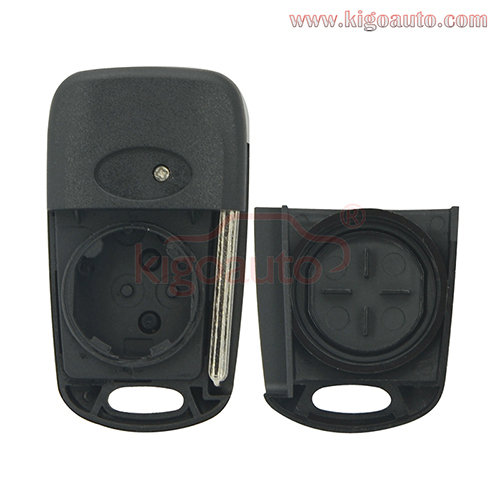 FCC NYOSEKSAM11ATX Flip key shell 3 button for Hyundai Kia Sportage Soul Rio 2010-2014