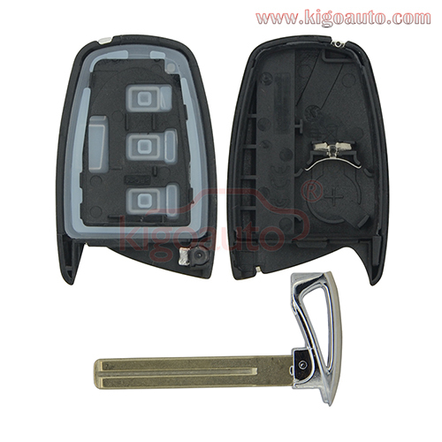 Smart key shell case 3 button for Hyundai Santa Fe ix45 2013 2014