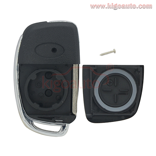 Flip remote key shell for Hyundai i20 i30 3 button