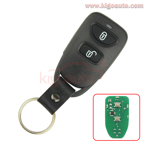 Remote fob 2 button 434Mhz OSLOKA-850T for Hyundai Tucson Accent 2005 - 2009