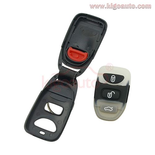 FCC OSLOKA-320T OSLOKA-850T Remote fob case 2 button with panic for Hyundai Accent Elantra Tucson Kia Sorento Soul 2006-2015