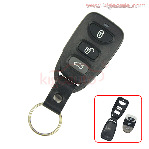 Remote key fob shell case 3 button PLNHM-T011 for Hyundai KIA SORENTO RONDO 2007 2008 2009