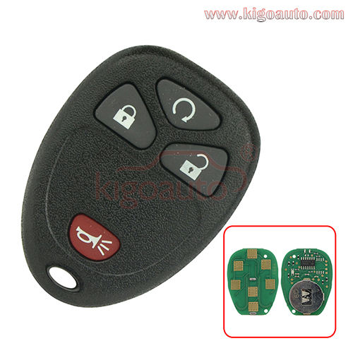 15913421 20952474 OUC60270 / OUC60221 Remote fob 315Mhz 4 button for GM ...