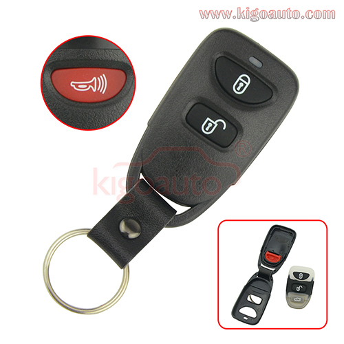 FCC OSLOKA-320T OSLOKA-850T Remote fob case 2 button with panic for Hyundai Accent Elantra Tucson Kia Sorento Soul 2006-2015