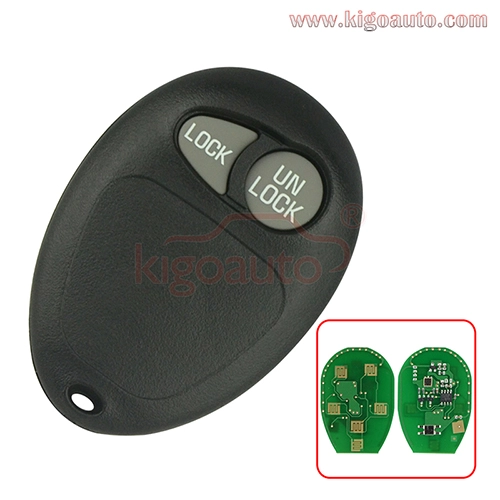 FCC L2C0007T remote fob 2 button 315Mhz ASK for Buick GL8 Chevrolet Venture Oldsmobile Silhouette Pontiac Montana 2001-2005