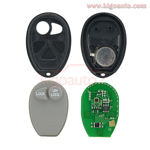 FCC L2C0007T remote fob 2 button 315Mhz ASK for Buick GL8 Chevrolet Venture Oldsmobile Silhouette Pontiac Montana 2001-2005