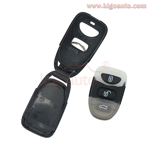 Remote key fob shell case 2 button for Hyundai Tucson Accent 2005 - 2009