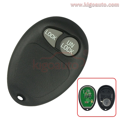 FCC L2C0007T remote fob 2 button 315Mhz ASK for Buick GL8 Chevrolet Venture Oldsmobile Silhouette Pontiac Montana 2001-2005