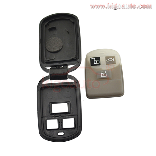 Remote key fob shell case 3 button for Hyundai