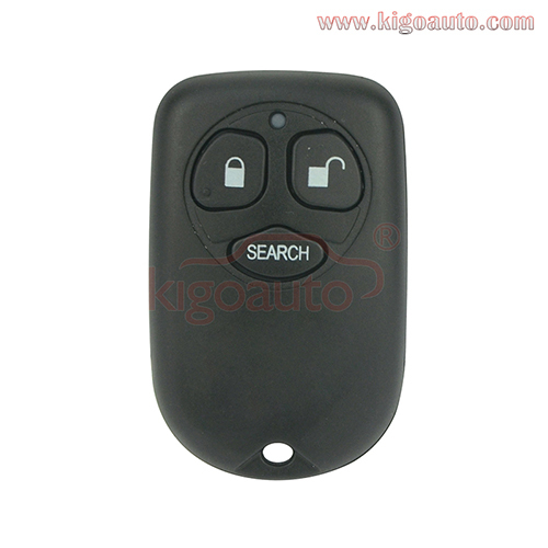 Remote fob 3 button 434Mhz for Toyota Corolla Ex Vios