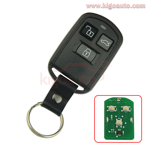 Remote fob 3 button for Hyundai Accent Sonata XG350 XG300 2002 2003 2004