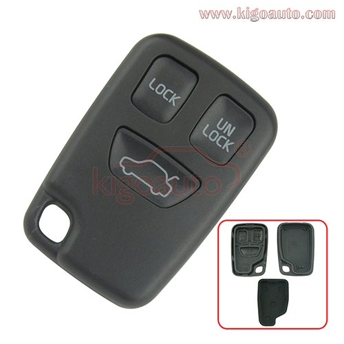 PN 9166199 Remote key fob case shell 3 button for Volvo  S40 V40 C70 S70 V70 1998-2004