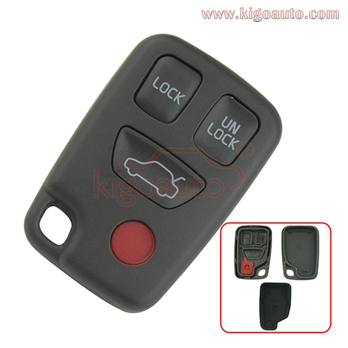 Remote fob case shell 4 button for Volvo S40 S70 S80 V70 C70 V40