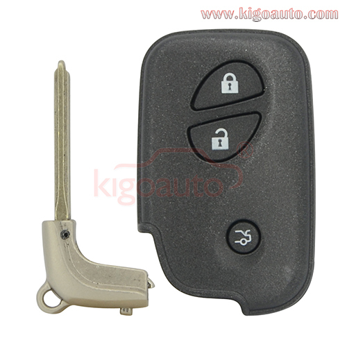 P/N 89904-60830 Smart key shell case 3 button for Lexus ES300 GS300 ES240