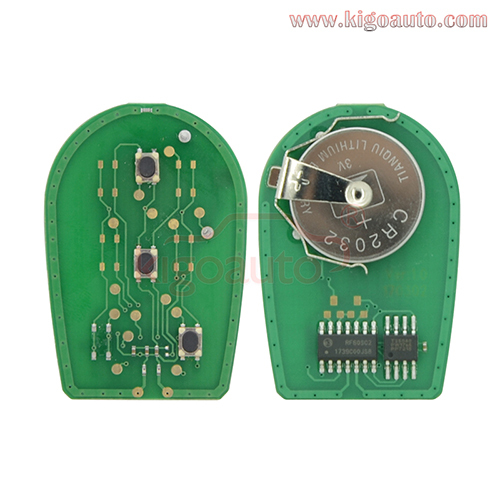 PN 89742-AE010 Remote fob 3 button 315Mhz for Toyota Sequoia 2010 2011 FCC GQ43VT20T