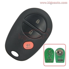 PN 89742-AE010 Remote fob 3 button 315Mhz for Toyota Sequoia 2010 2011 FCC GQ43VT20T