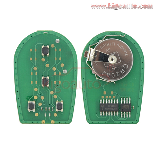 PN 89742-AE020 Remote fob 4 button 315Mhz for Toyota Highlander Sequoia Sienna FCC GQ43VT20T