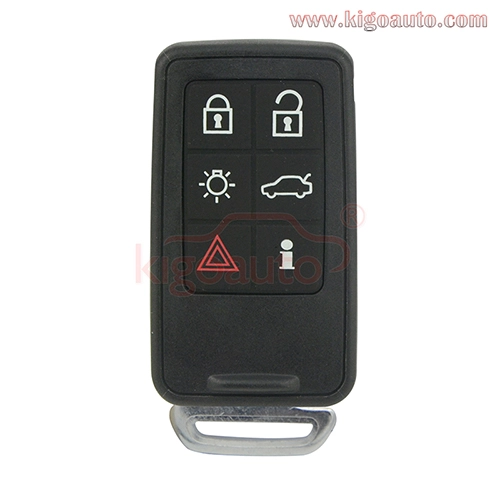 Smart key case shell cover 6 button for Volvo XC70 V70 XC60 S80 S60 2008 2009 2010 2011