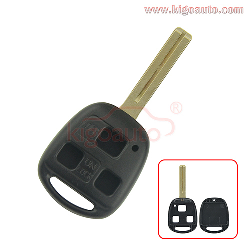 Remote key shell toy48 short for Lexus RX300 RX330 RX350 RX400H 1998 - 2003