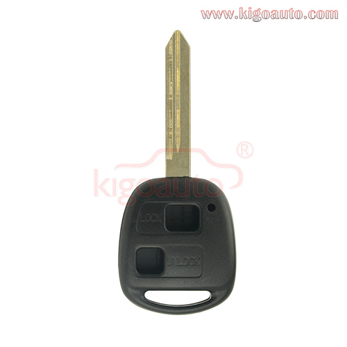 Remote key shell 2 button TOY47 blade for Toyota Yaris 2006-2011